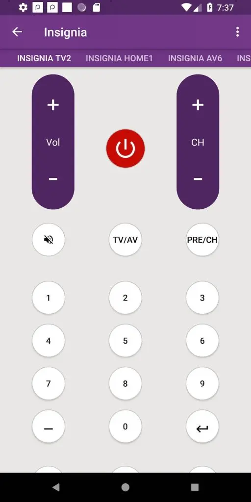 Steps to Fix insignia tv remote app