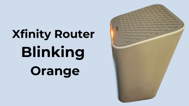 xfinity router blinking orange ( quickly fix it)
