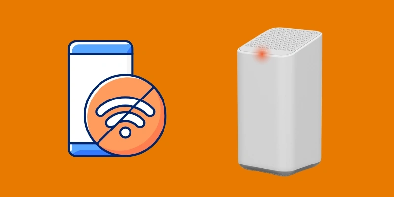 Check Your Internet Connection to prevent router blinking orange