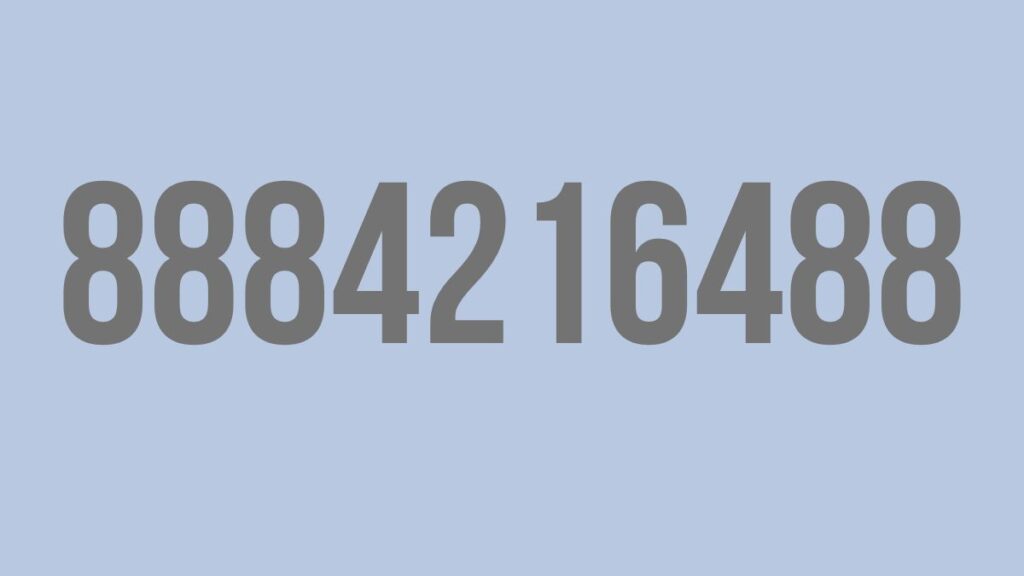 8884216488: The Number That Sparked a Thousand Questions